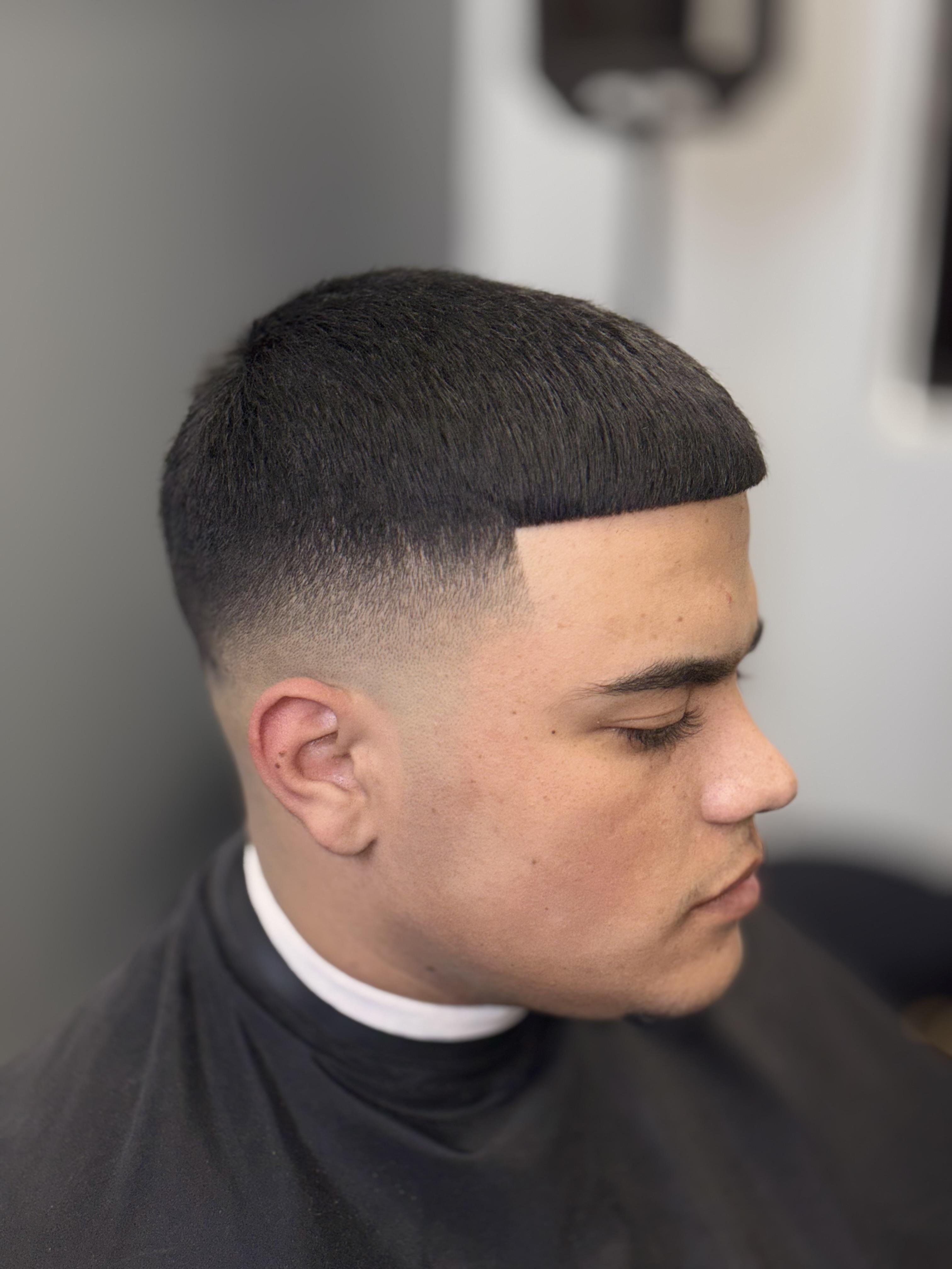 Precision bowl cut fade at Eminence Barbersuite, North Plainfield NJ